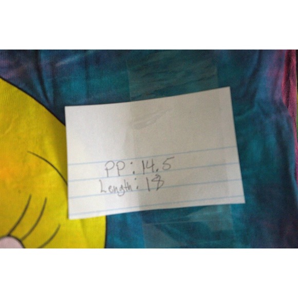 Vintage 90s 1998 Kids L Looney Tunes Cartoon Tweety Bird Shirt Tye Dye - Picture 5 of 5